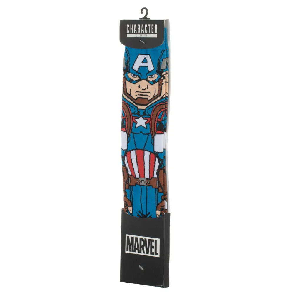 Marvel Captain America Animigos 360 Character Socks - Socks