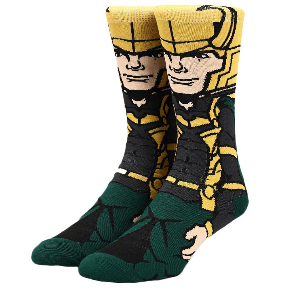 Marvel Loki Animigos 360 Character Socks - Socks