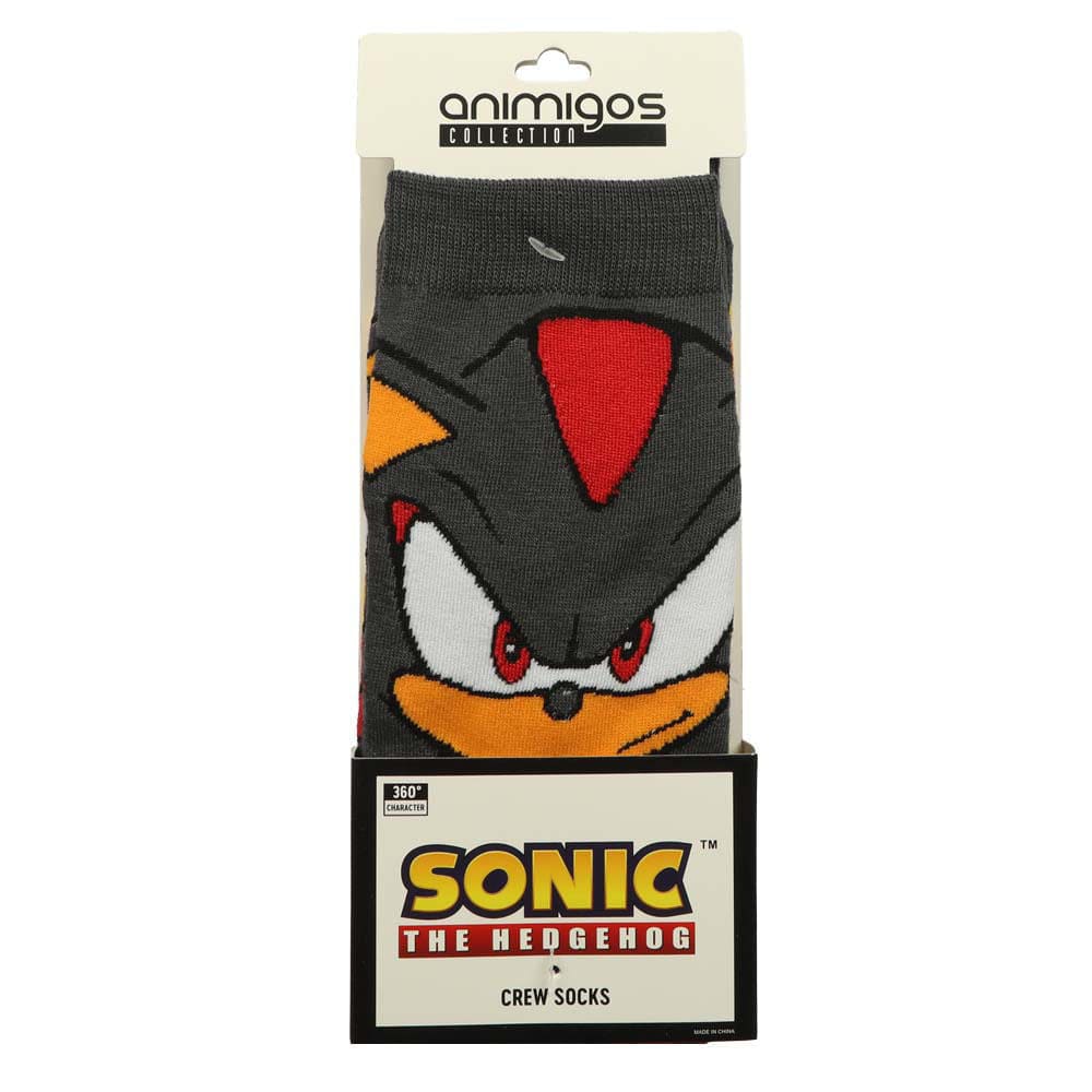 Sonic The Hedgehog Shadow Animigos 360 Character Socks - 