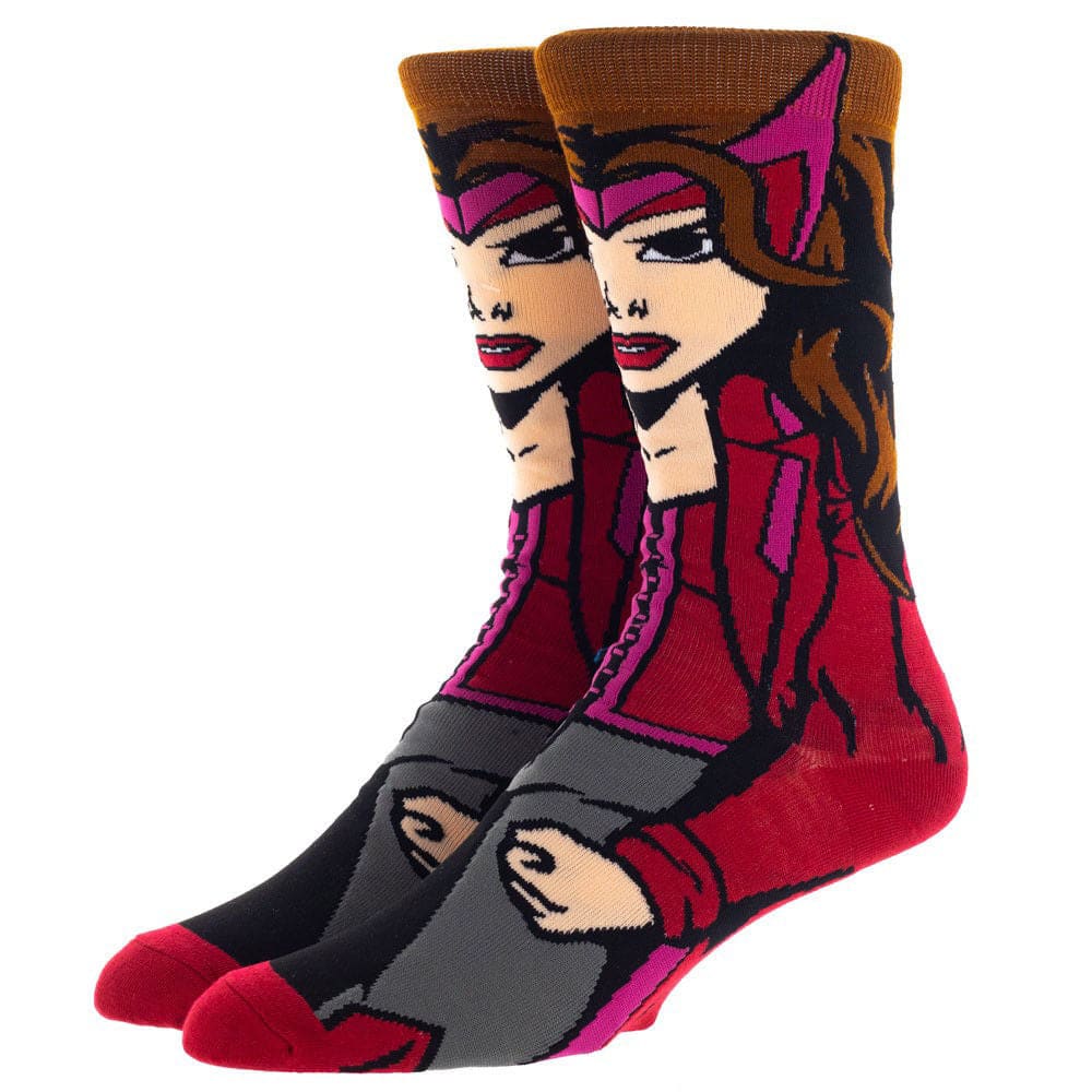 Marvel Avengers Scarlet Witch Animigos 360 Character Socks -