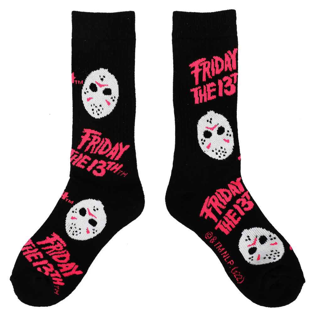 Friday the 13th Black Light Crew Socks - Socks