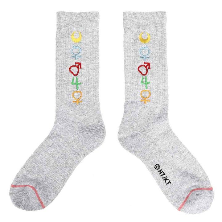 Sailor Moon Sailor Moon Astronomy Symbols Crew Socks - Socks