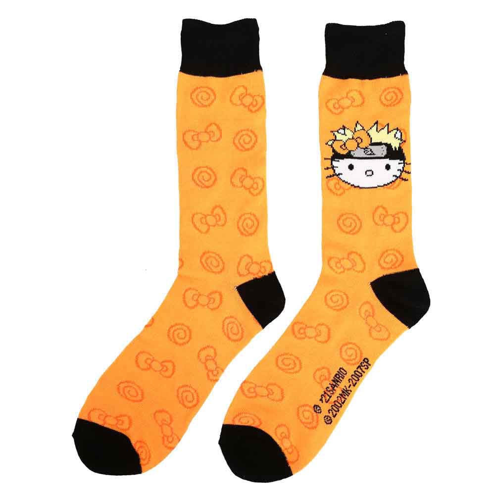 Sanrio X Naruto Characters 5 Pair Crew Socks - Socks