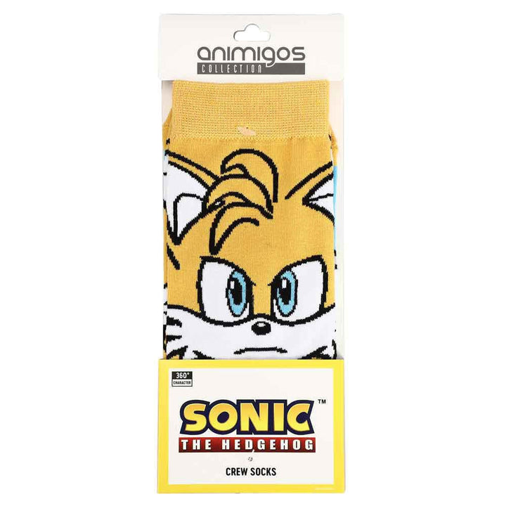 Sonic The Hedgehog Tails Animigos 360 Character Socks - 
