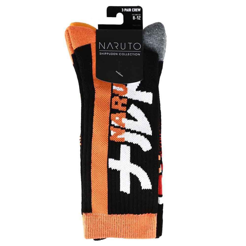 Naruto & Akatsuki 3 Pair Crew Socks - Socks