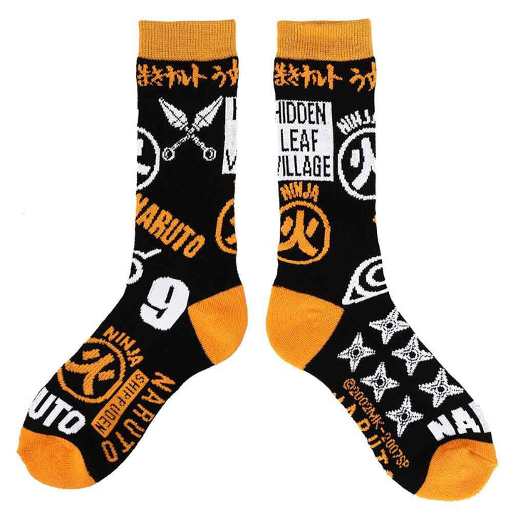 Naruto & Akatsuki 3 Pair Crew Socks - Socks