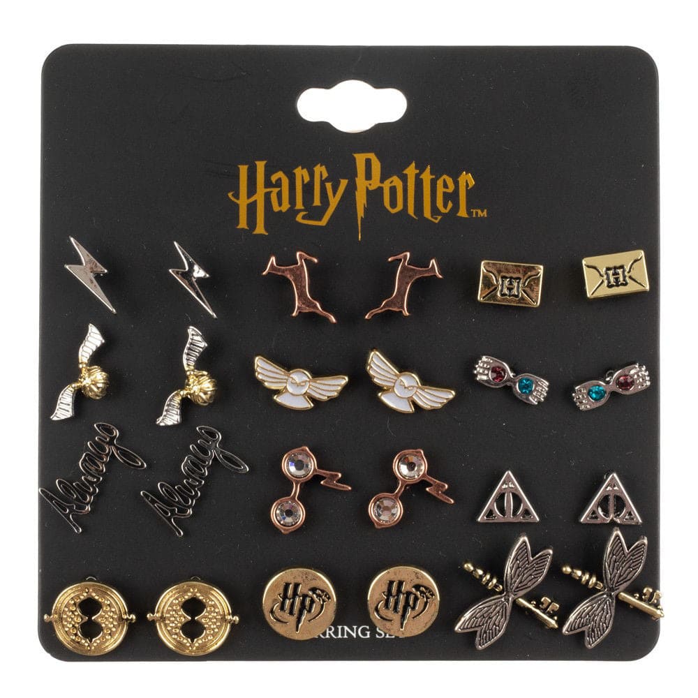 Harry Potter Earring Set (Pack of 12) - Jewelry - Earrings