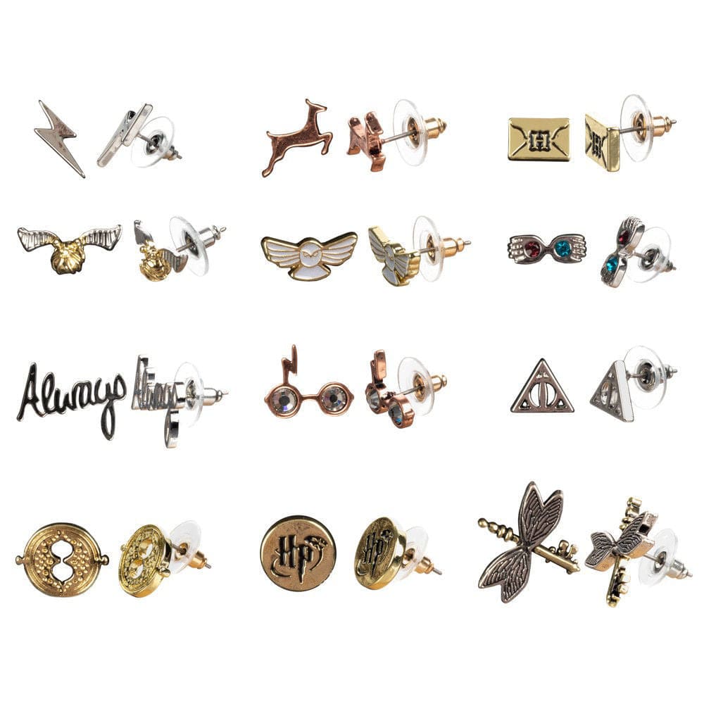 Harry Potter Earring Set (Pack of 12) - Jewelry - Earrings