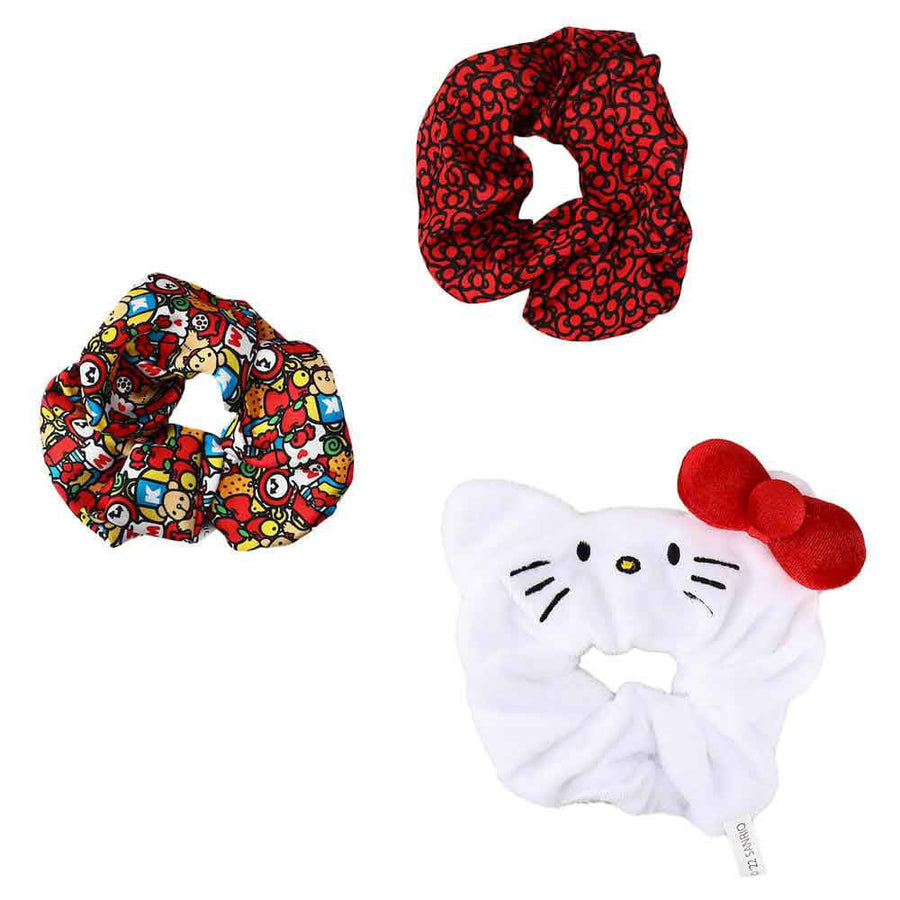 Hello Kitty Scrunchies (3-Pack) - Clothing - Hats Snapbacks