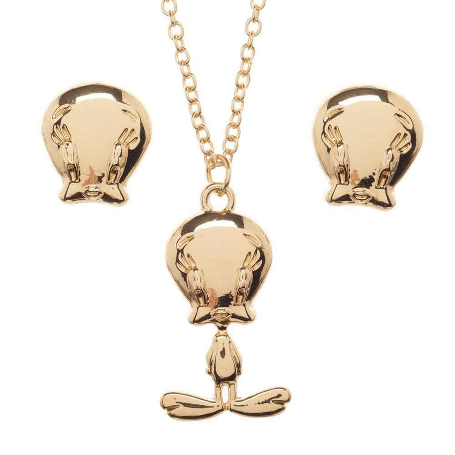 Looney Toons Tweety Bird Jewlery Set & Gift Box - Jewelry -
