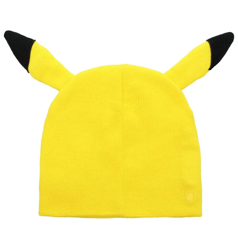 Pokemon Pikachu Big Face Beanie With Led Cheeks - Clothing -
