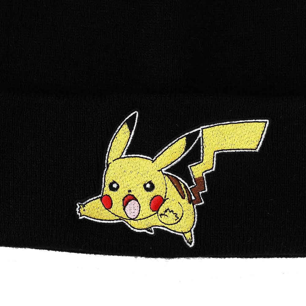 Pokemon Pikachu Embroidered Beanie - Clothing - Beanies