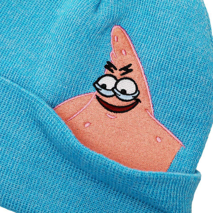 Spongebob Patrick Pee-A-Boo Cuff Beanie - Clothing - Beanies
