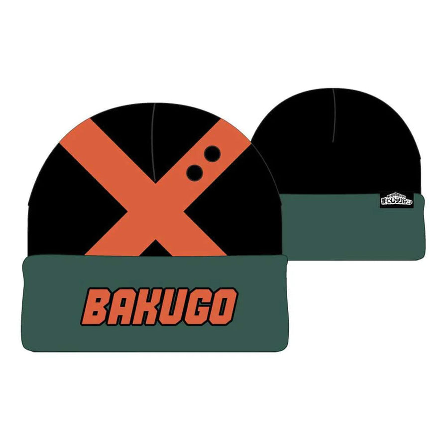 My Hero Academia Bakugo Built Up Beanie - Clothing - Beanies