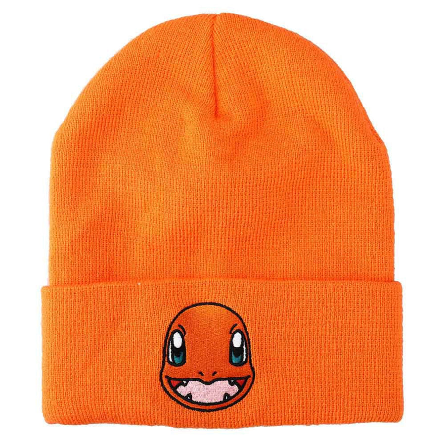 Pokemon Charmander Embroidered Cuff Beanie - Clothing - 