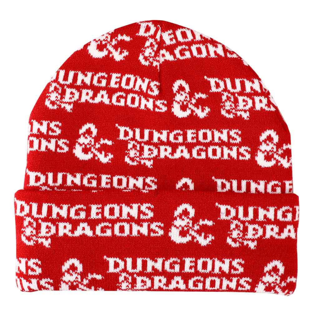 Dungeons & Dragons Logo Jacquard Cuff Beanie - Clothing - 
