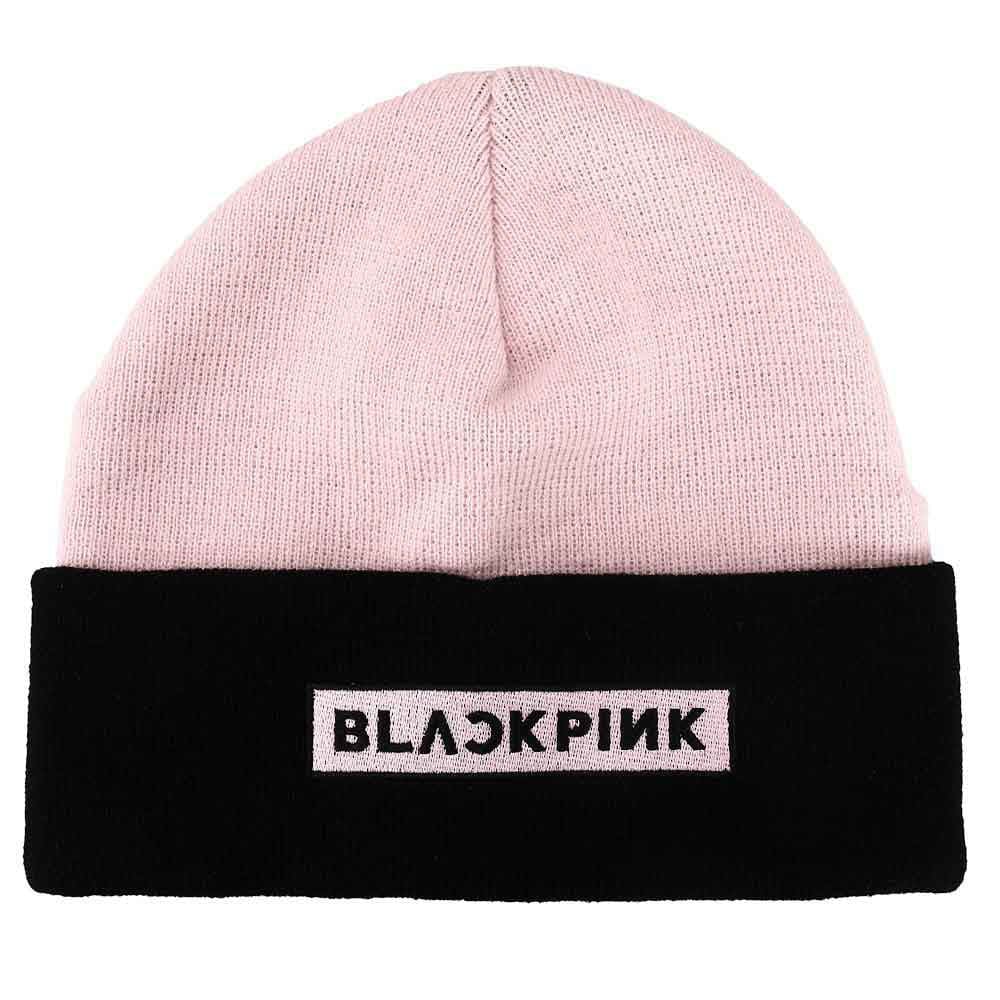 BLACKPINK Embroidered Color Block Beanie - Clothing - 