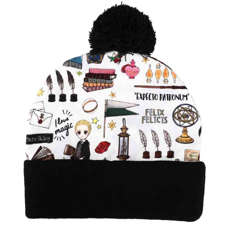 Harry Potter Dumbledores Army Pom Cuff Beanie - Clothing - 