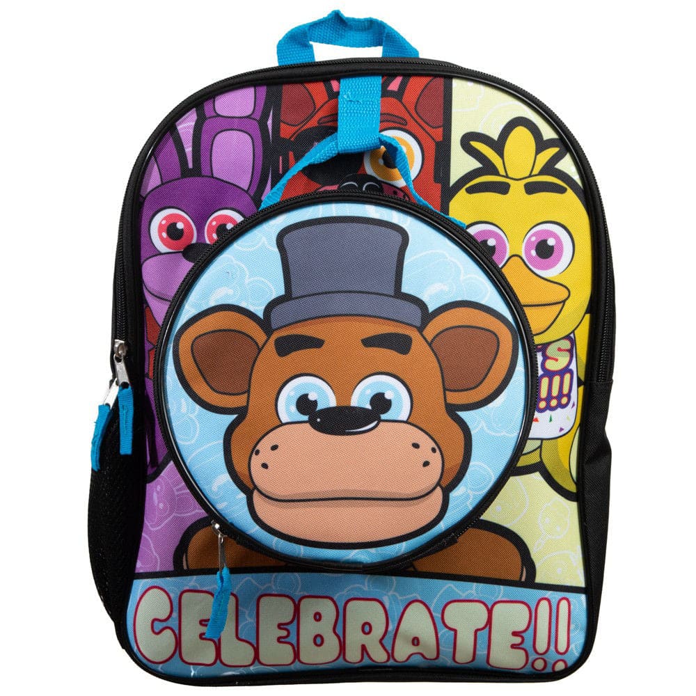 16 Five Nights At Freddy’s Backpack with Lunchbox - 