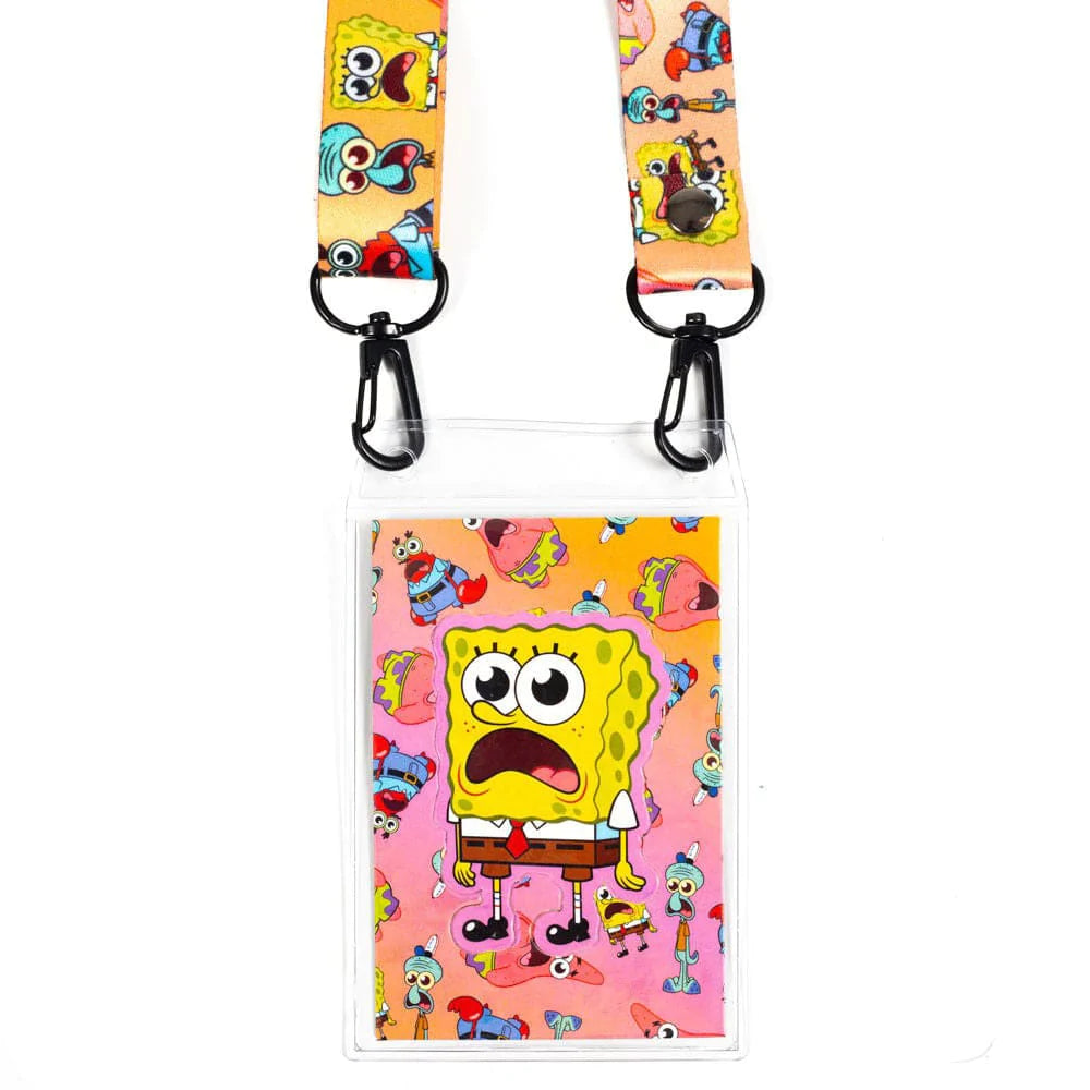 Spongebob Face Cover Lanyard - Lanyards & Keychains