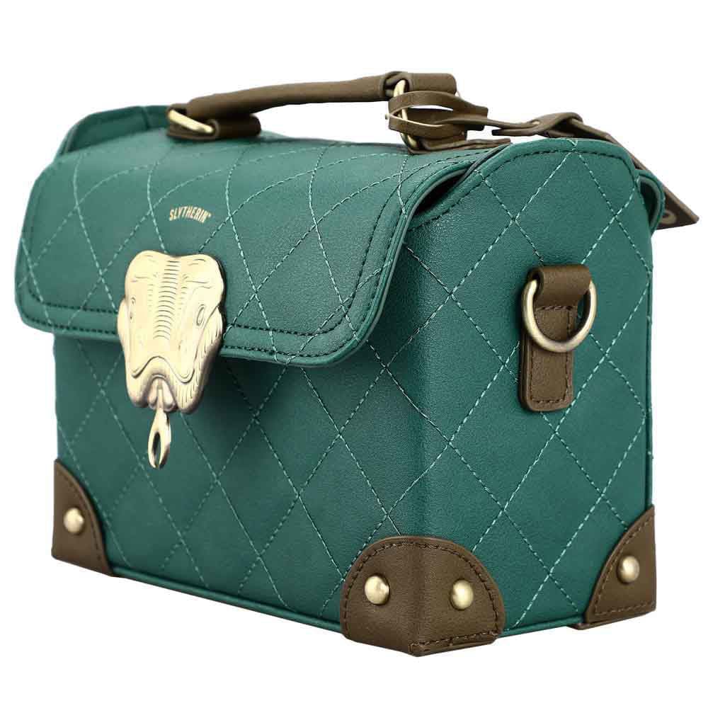 7.5 Harry Potter Slytherin Mini Trunk Handbag - Handbags