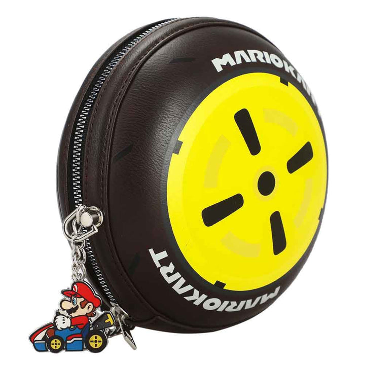 6 Mario Kart Wheel Crossbody Handbag - Handbags