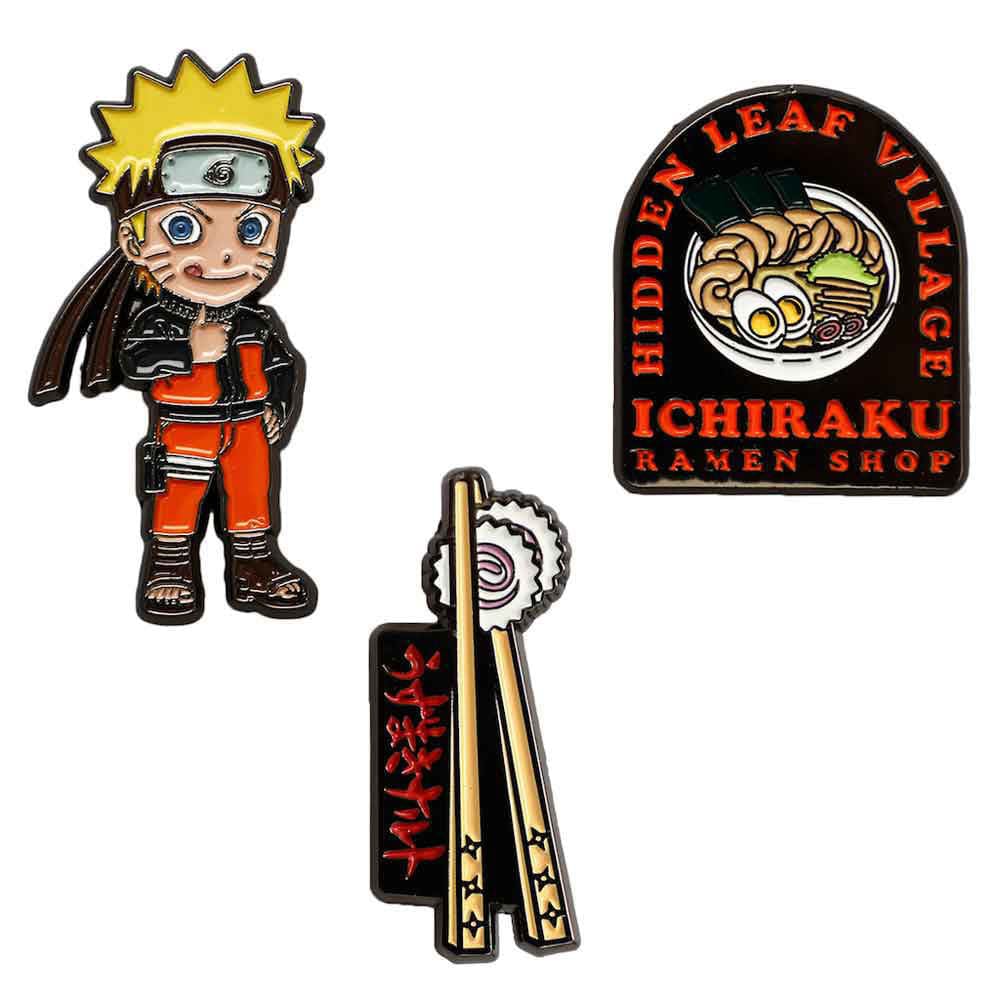 Naruto Ichiraku Ramen Lapel Pins Set - Enamel Pins Cool Pins