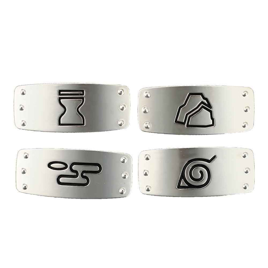 Naruto Village Headband Lapel Pins Set - Enamel Pins Cool 