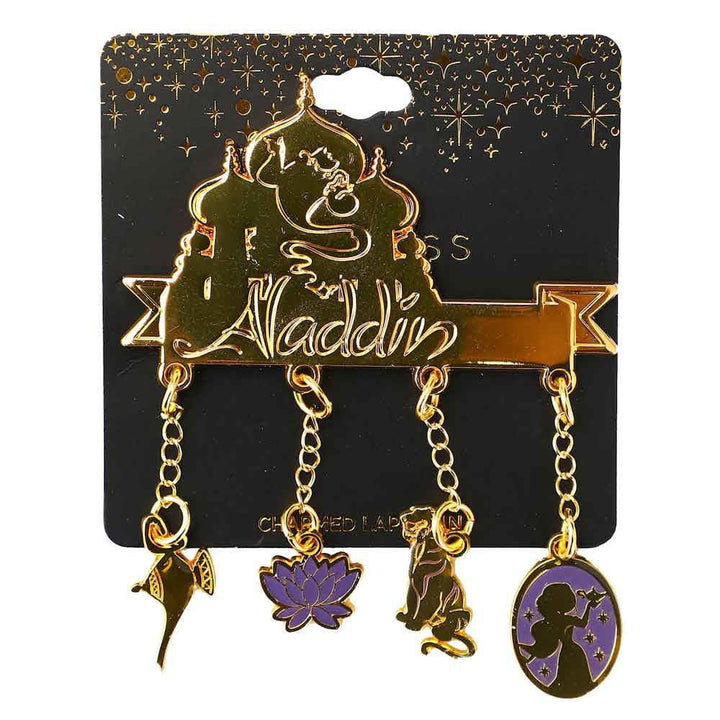 Disney Aladdin Charmed Lapel Pin - Enamel Pins Cool Pins