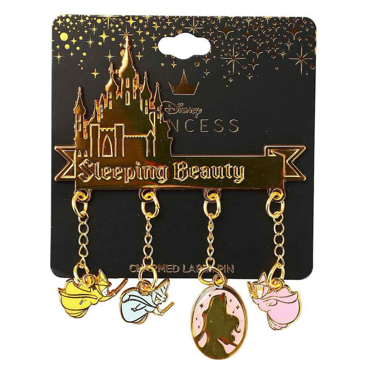 Disney Sleeping Beauty Charmed Lapel Pin - Enamel Pins Cool 