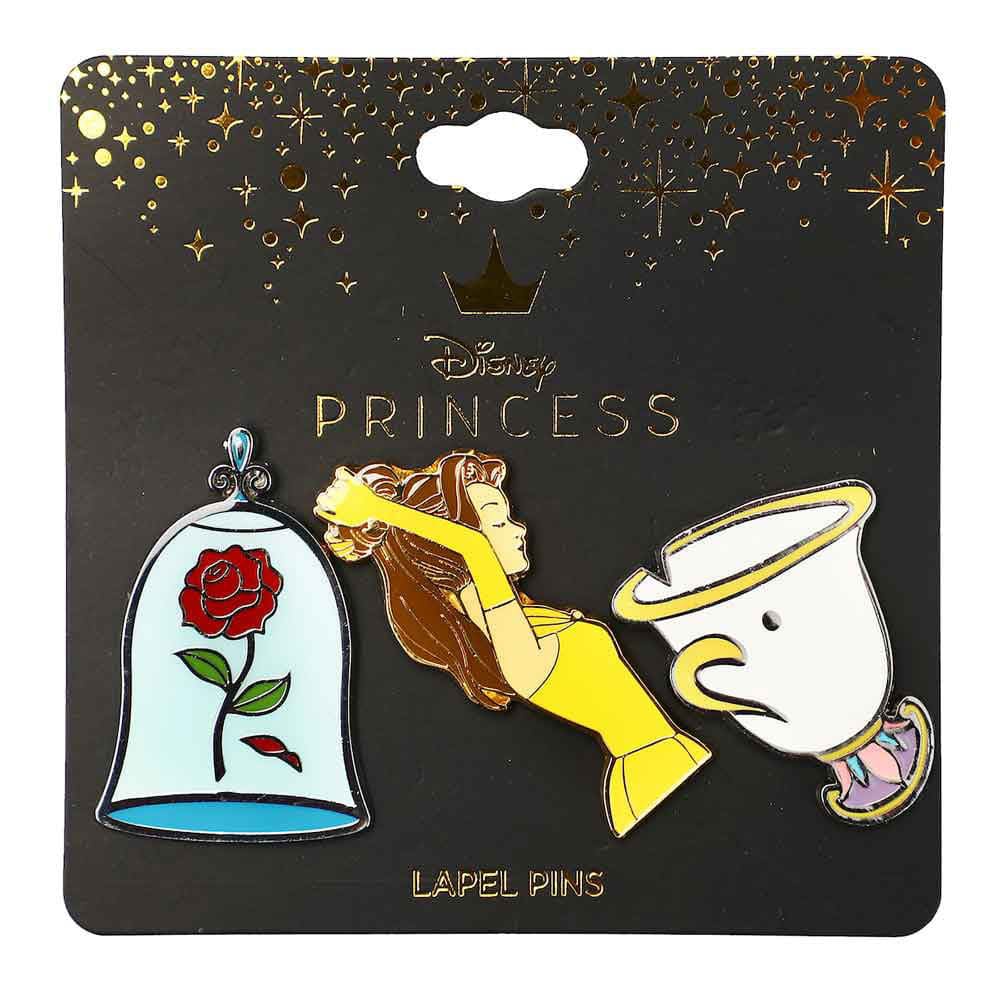 Disney Beauty and The Beast Belle Lapel Pins Set - Enamel 