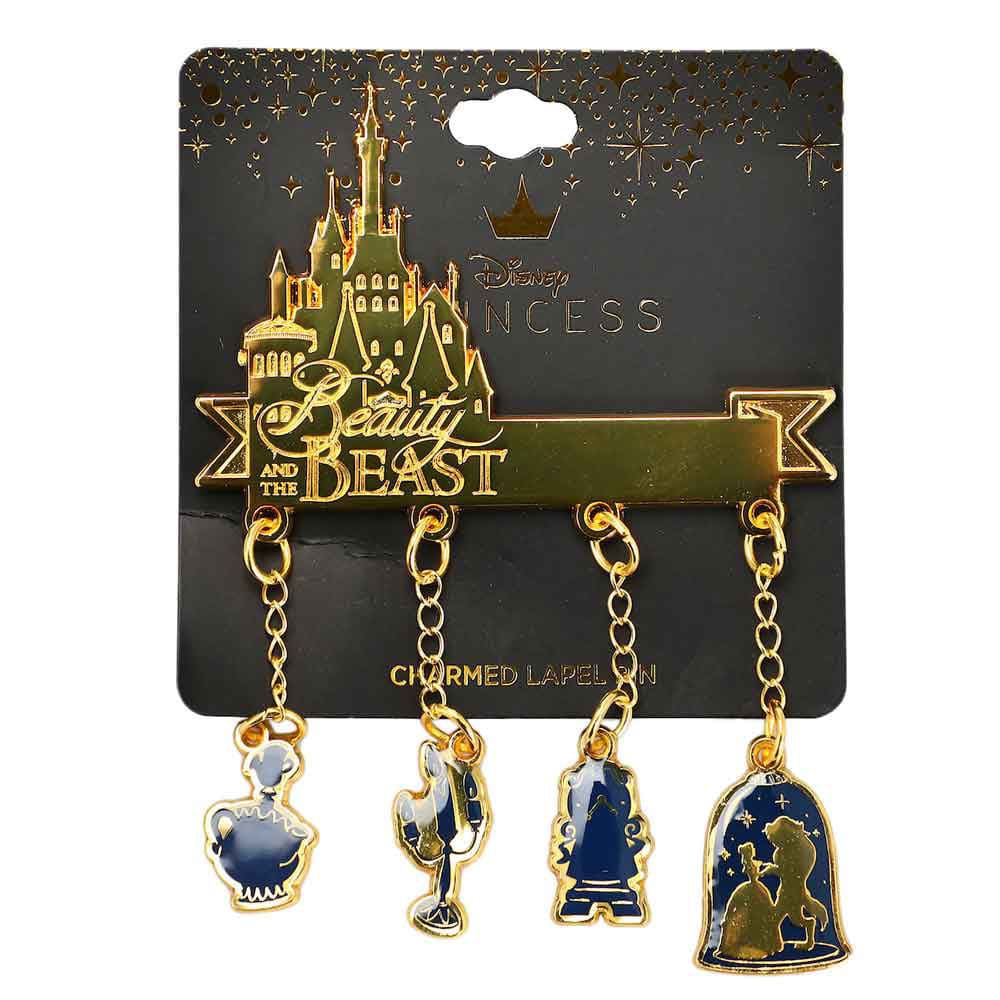 Disney Beauty and The Beast Charmed Lapel Pin - Enamel Pins 