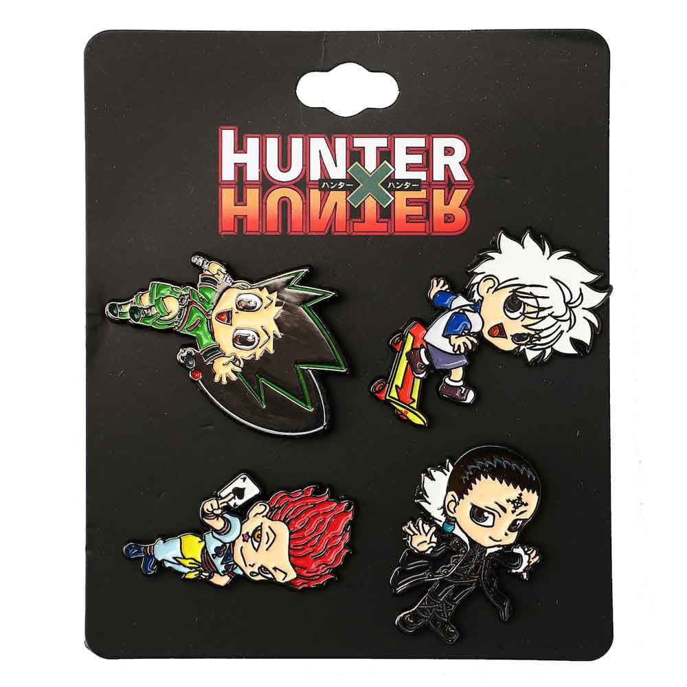 Hunter X Hunter Gon Killua Hisoka & Chrollo Lapel Pins -