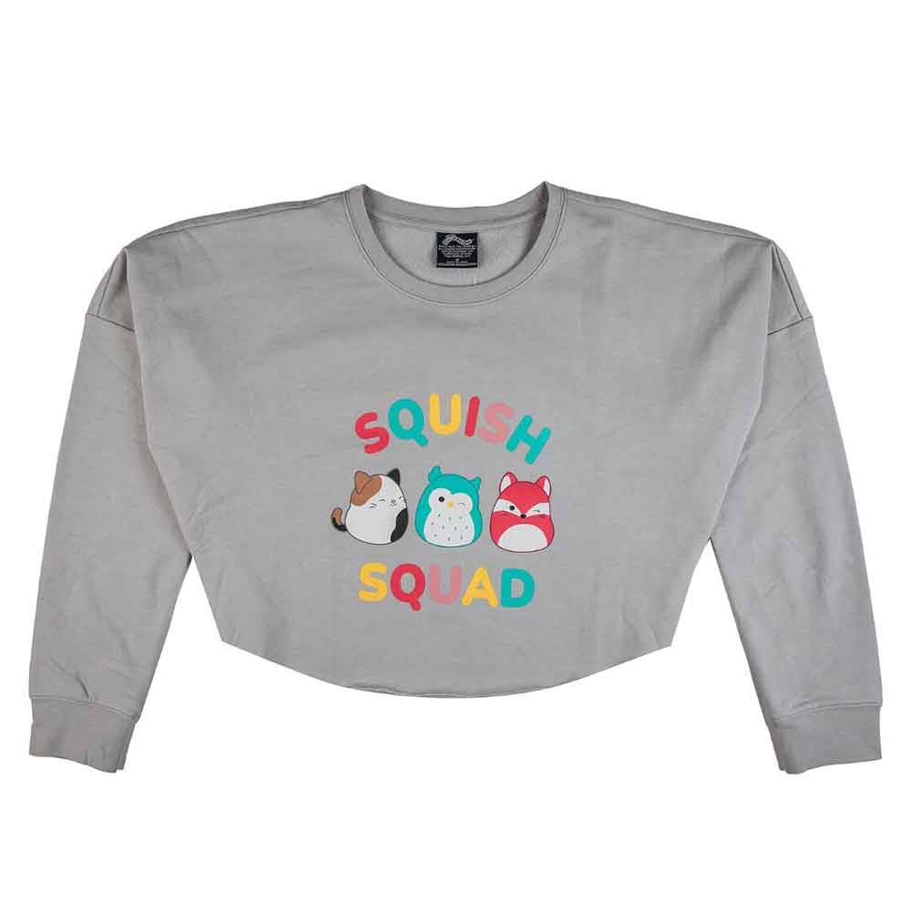 Squishmallows Squish Squad Juniors Cropped Sweatshirt -