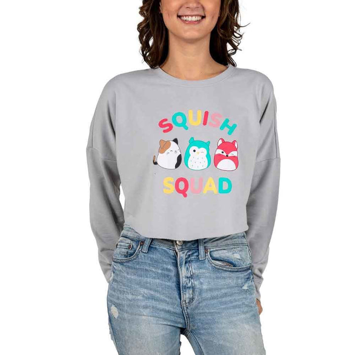 Squishmallows Squish Squad Juniors Cropped Sweatshirt -