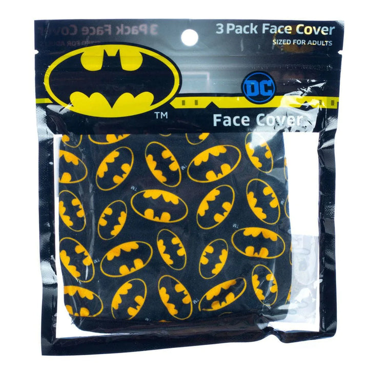 DC Comics Batman 3 Pack Adjustable Face Covers - Face 