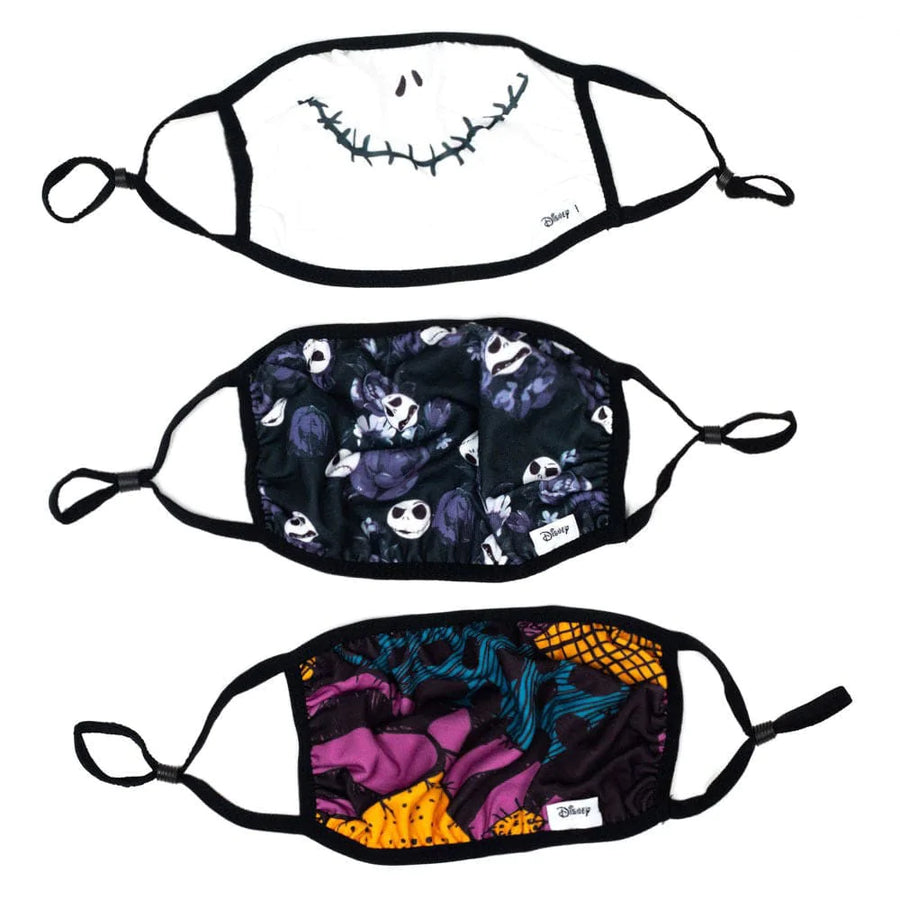 The Nightmare Before Christmas Adjustable Face Covers (Pack 