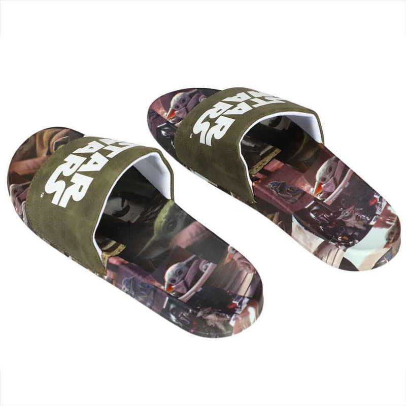 Star Wars The Mandalorian Grogu Athletic Slide Sandals -