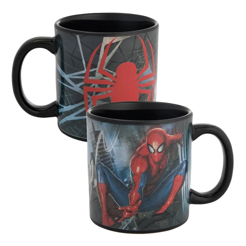 20 oz Marvel Spider-Man Heat Reactive Ceramic Mug - Home 