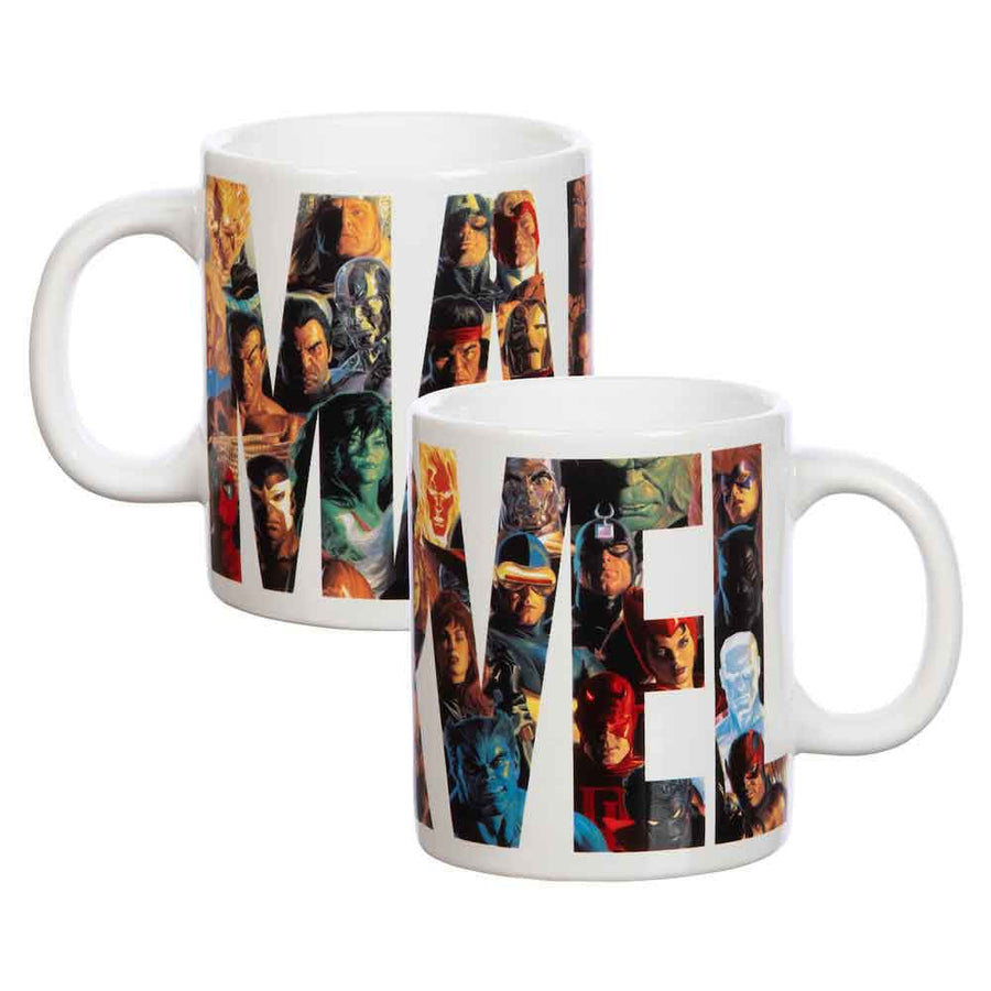 16 oz Marvel Retro Ceramic Mug - Home Decor - Mugs Coffee 