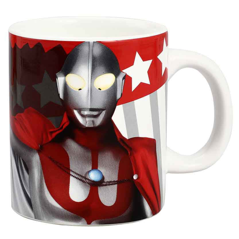 16 oz Ultraman Cape White Ceramic Mug - Home Decor - Mugs 