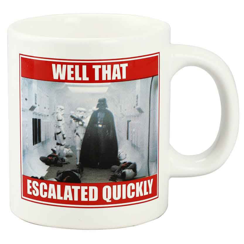 16 oz Star Wars Vader & Stormtroopers Ceramic Mug - Home 