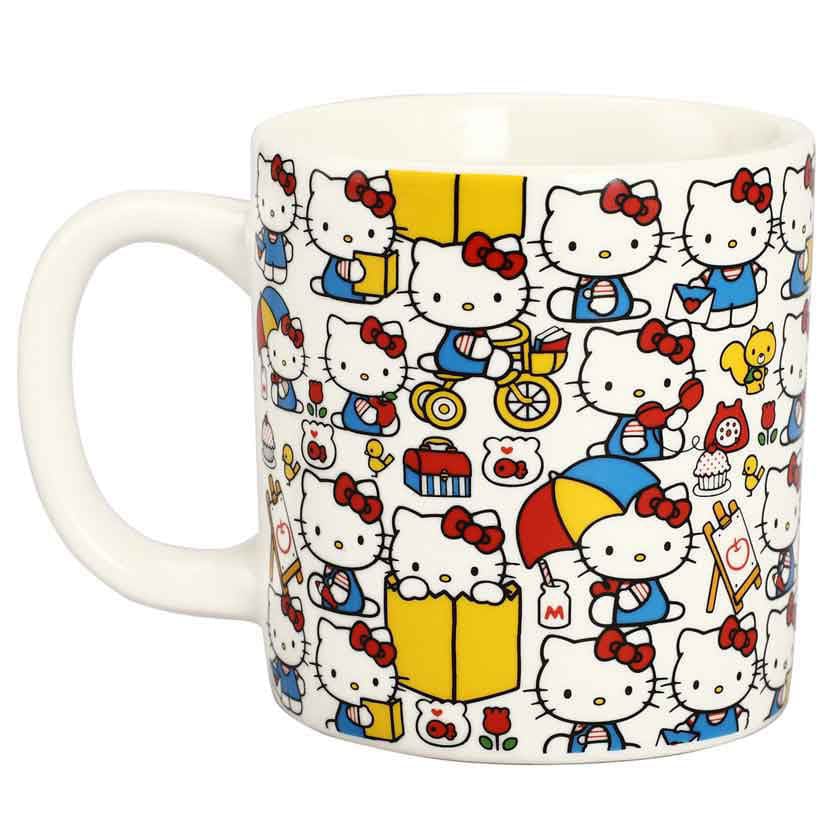 16 oz Hello Kitty Aop Ceramic Mug - Home Decor - Mugs Coffee