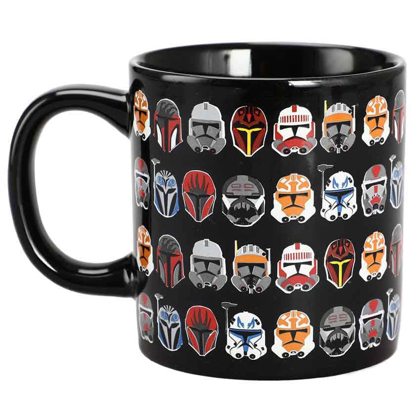 16 oz Star Wars Aop Helmets Ceramic Mug - Home Decor - Mugs 