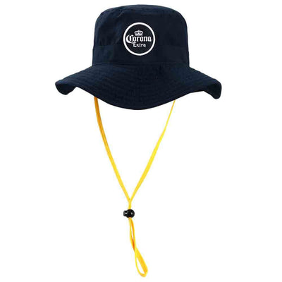 Corona Label Patch Neck Drape Sun Hat - Clothing - Hats