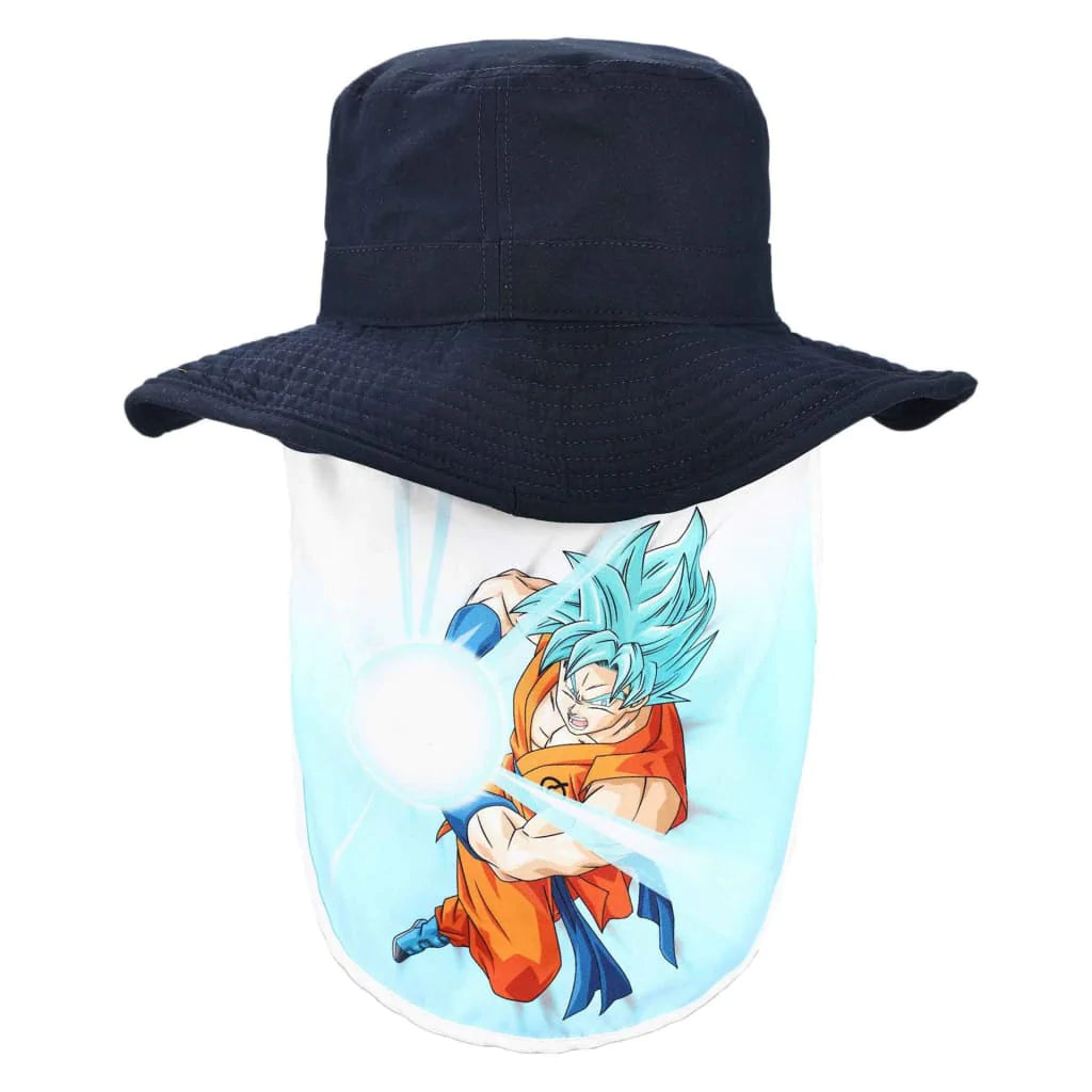 Dragon Ball Z Goku Neck Drape Sun Hat - Clothing - Hats 