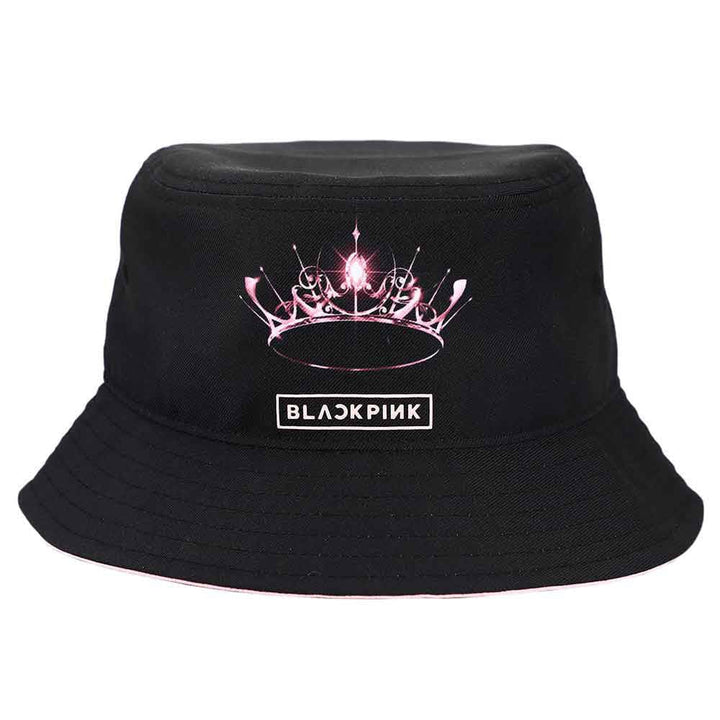 BLACKPINK Logo & Contrast Brim Bucket Hat - Clothing - Hats 