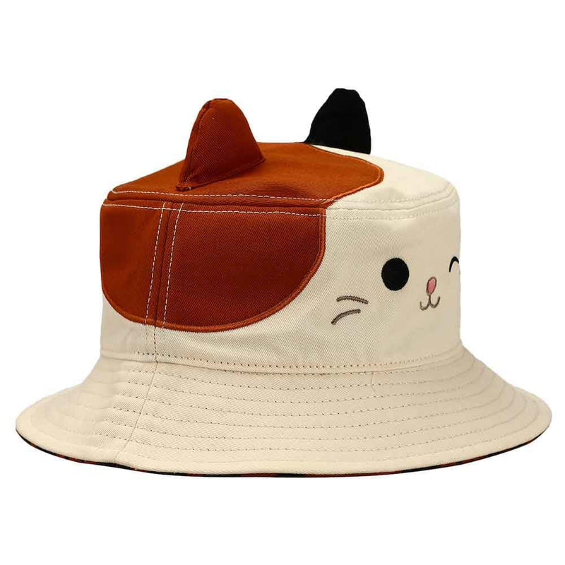Squishmallows Cam The Cat 3D Ears Bucket Hat - Clothing -