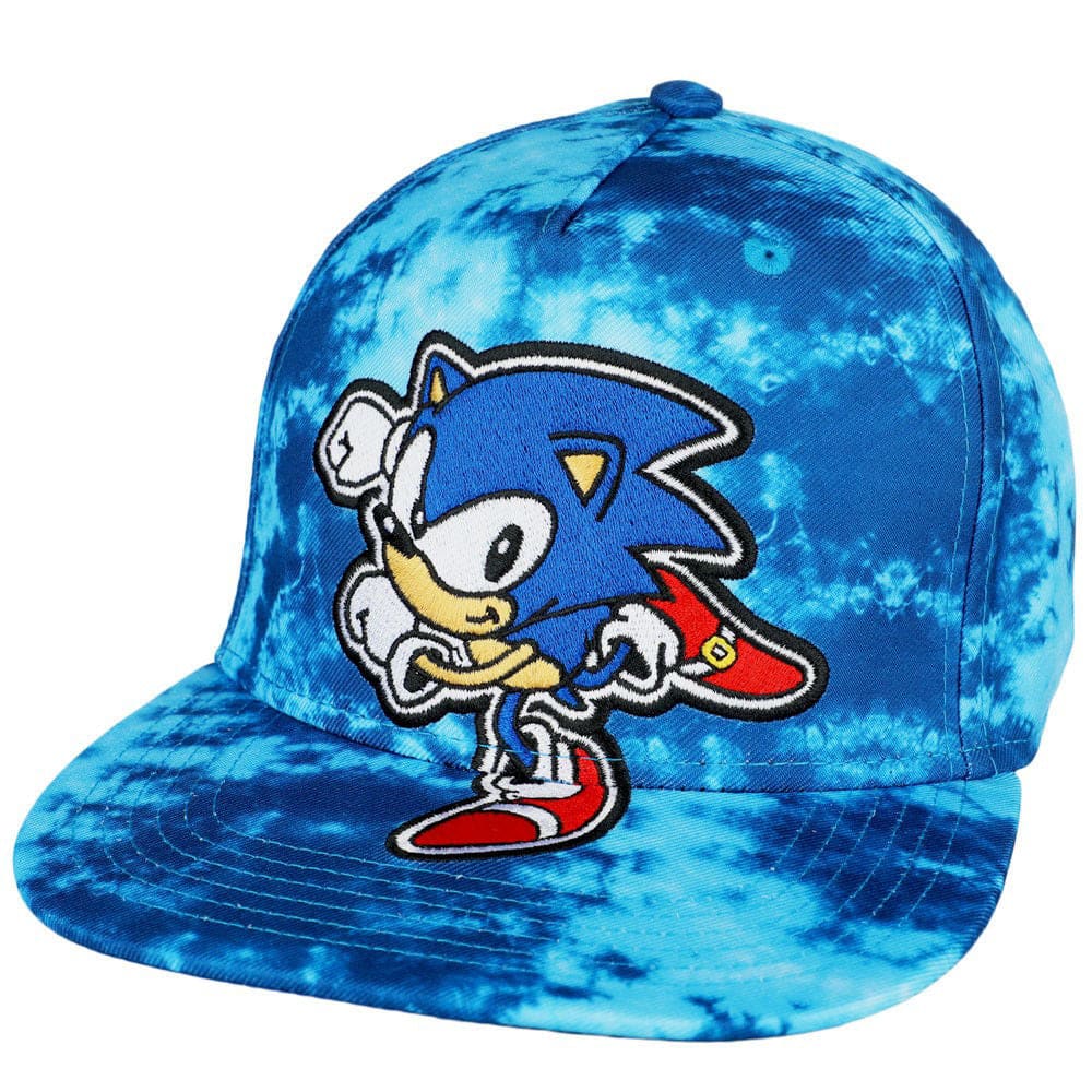 Sonic Tie Dye Youth Flat Bill Snapback - Clothing - Hats 