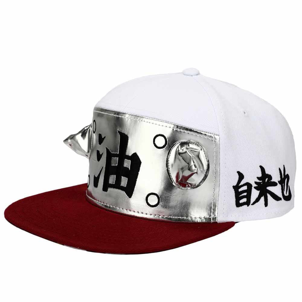 Naruto Sage Cosplay Flat Bill Snapback - Clothing - Hats 